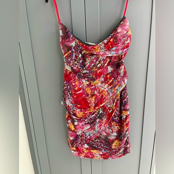 DIANE VON FURSTENBERG sequin mini dress - Picture 2 of 3